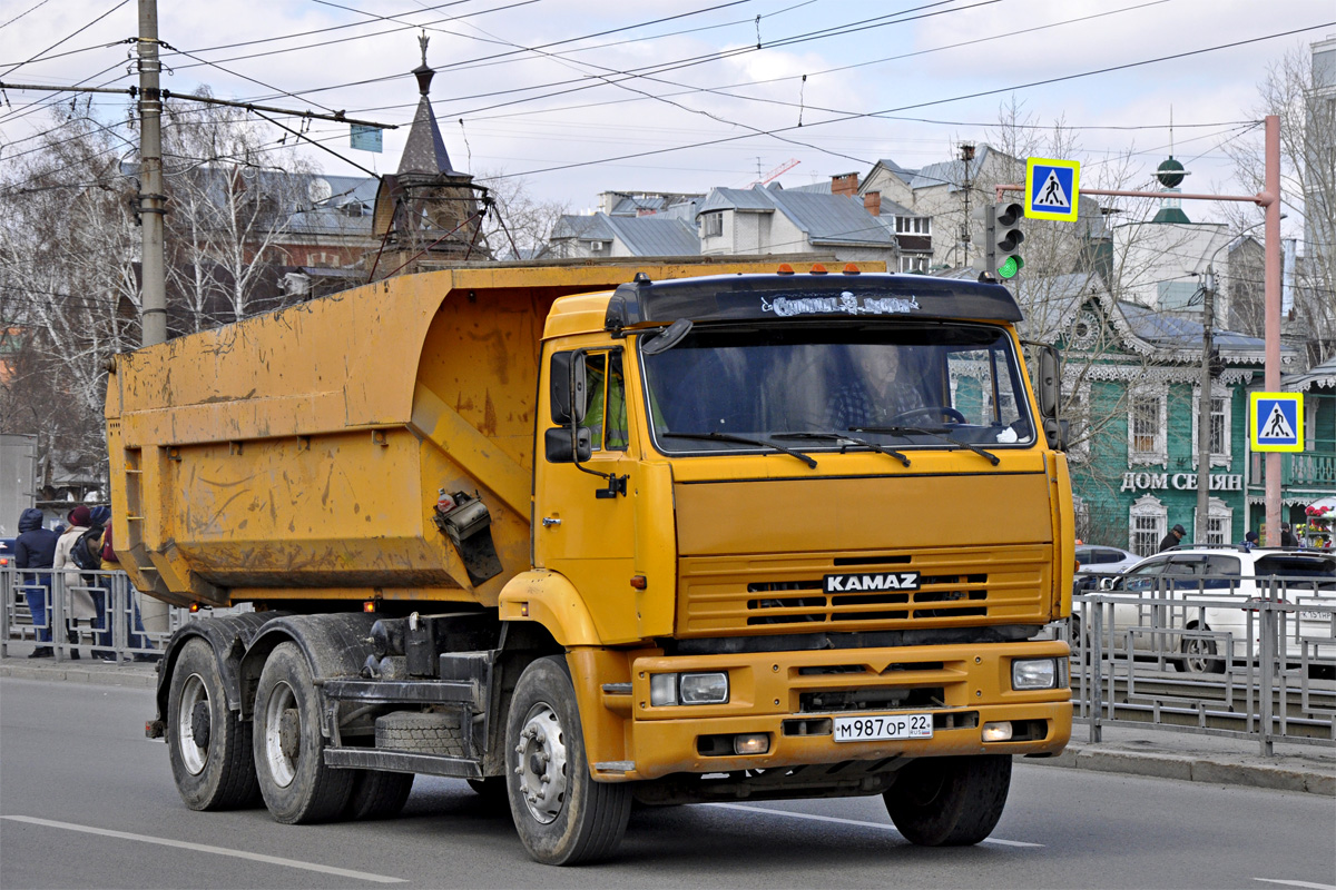 Алтайский край, № М 987 ОР 22 — КамАЗ-6520-B4(10)