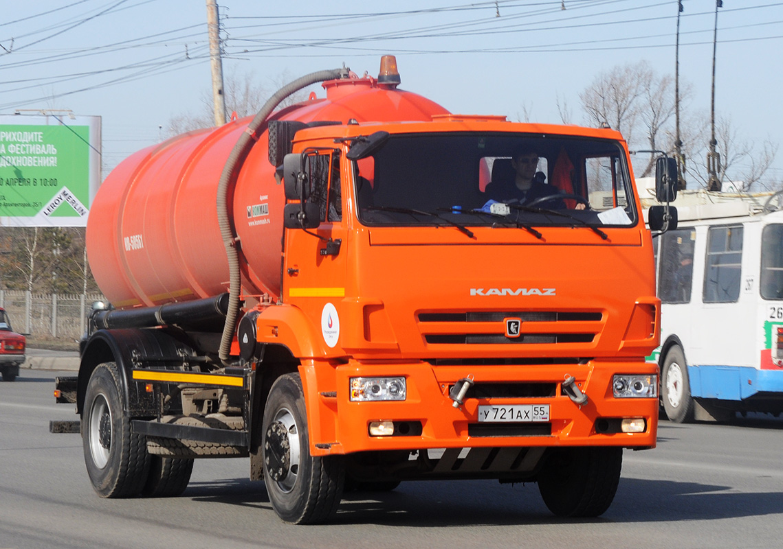 Омская область, № У 721 АХ 55 — КамАЗ-53605-L4(19)