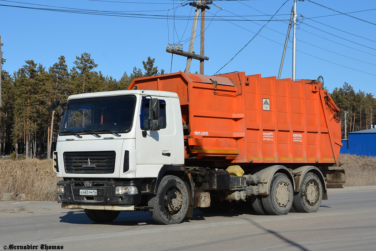Саха (Якутия), № А 483 РМ 14 — МАЗ-6312B3