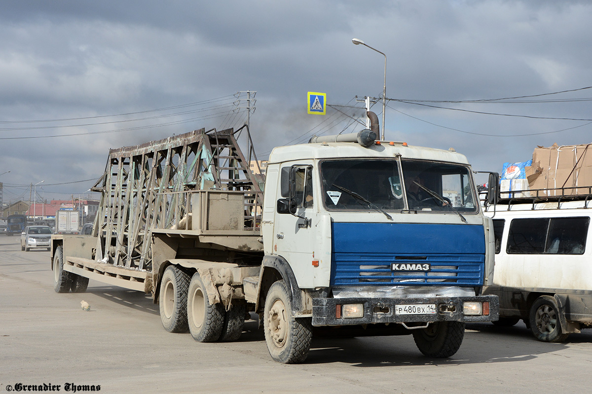 Саха (Якутия), № Р 480 ВХ 14 — КамАЗ-54115 [541150]