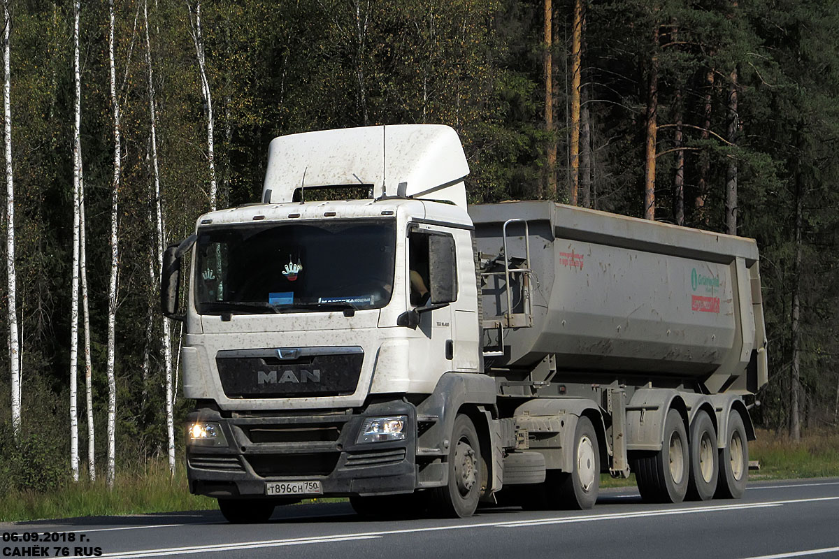 Московская область, № Т 896 СН 750 — MAN TGS 19.400