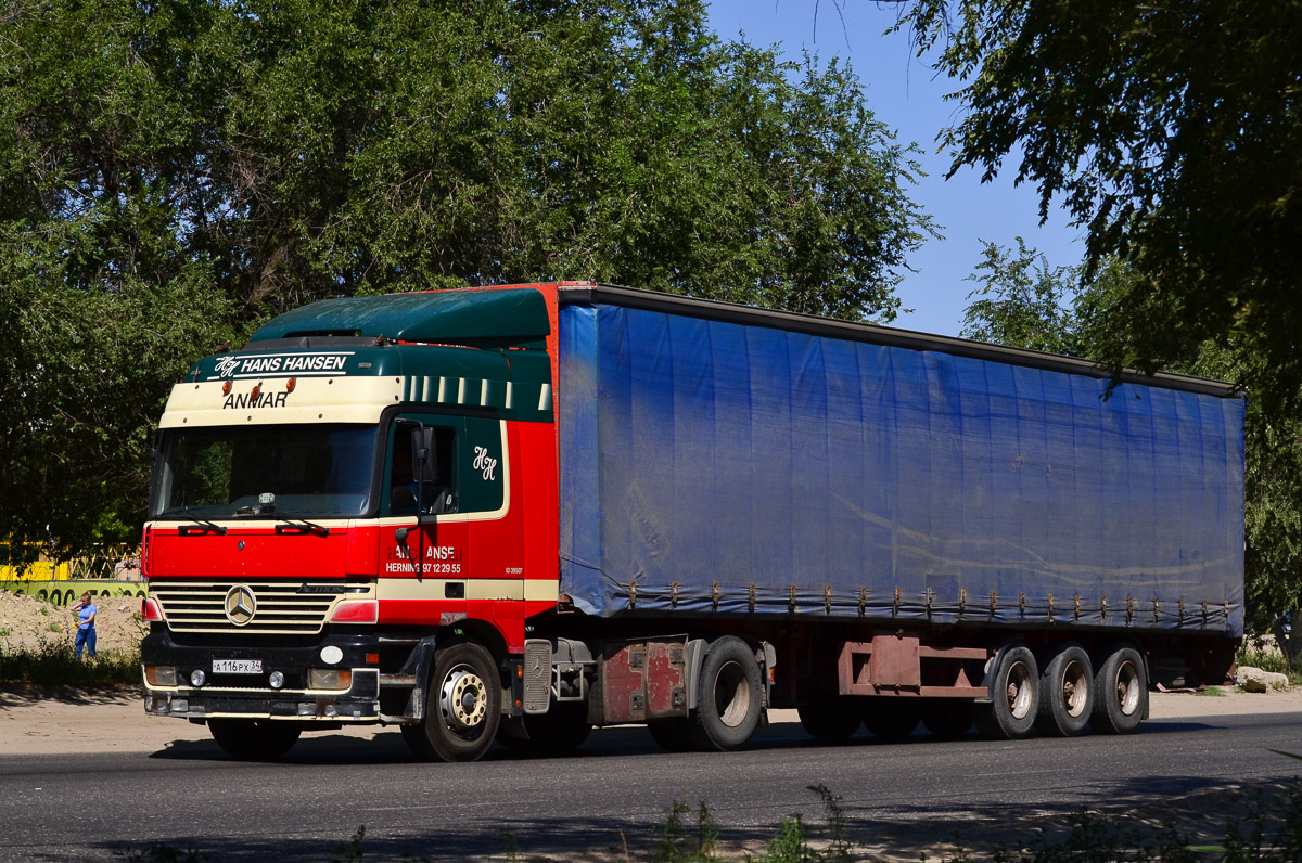 Волгоградская область, № А 116 РХ 34 — Mercedes-Benz Actros ('1997) 1840