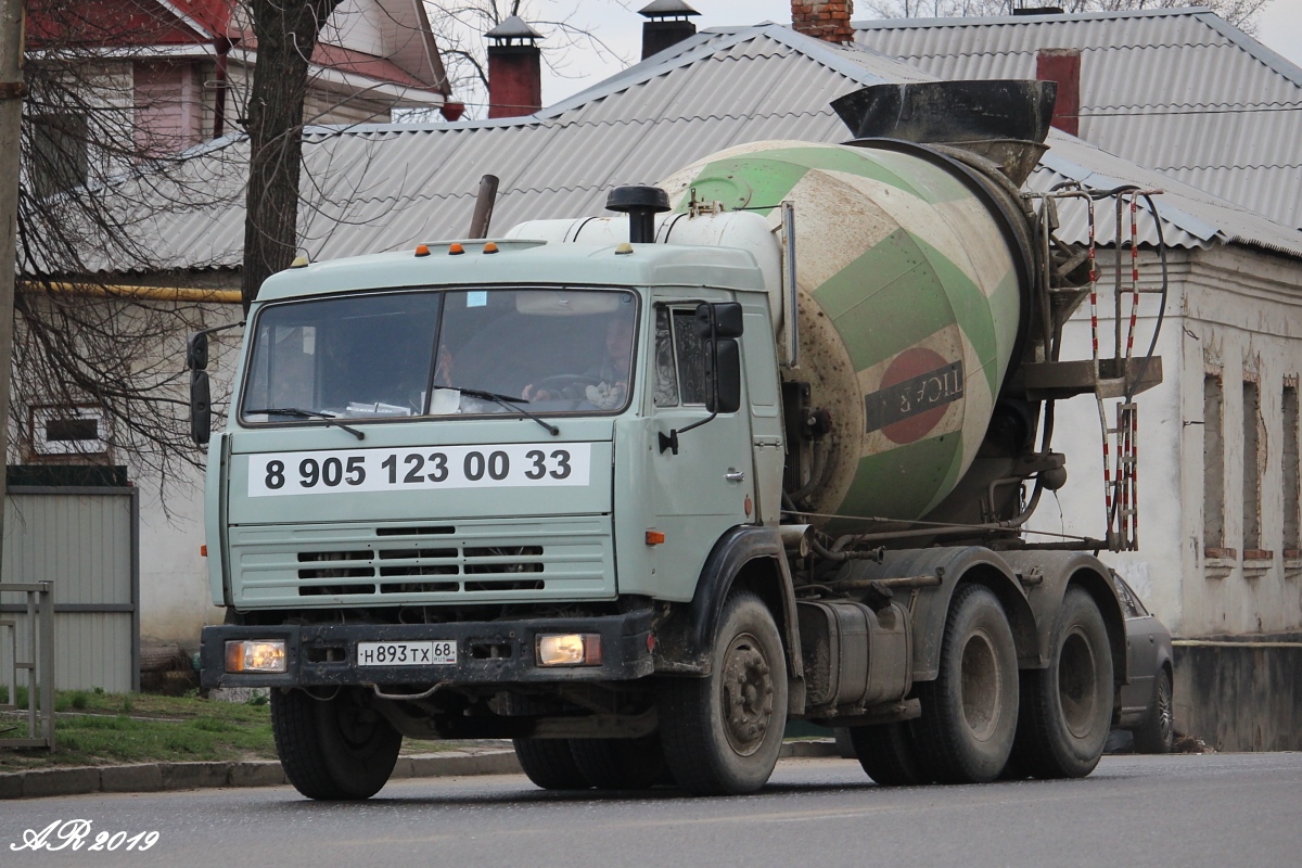 Тамбовская область, № Н 893 ТХ 68 — КамАЗ-54115 [541150]