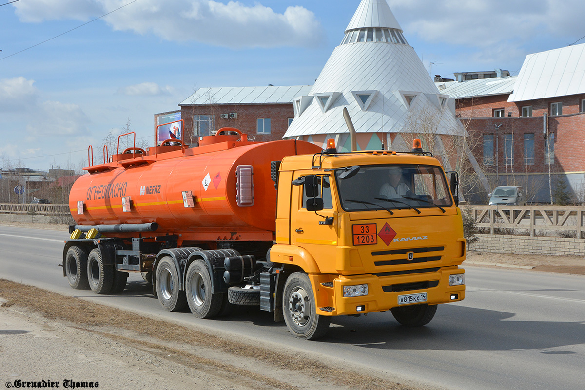 Саха (Якутия), № А 815 КХ 14 — КамАЗ-65116-A4(23)
