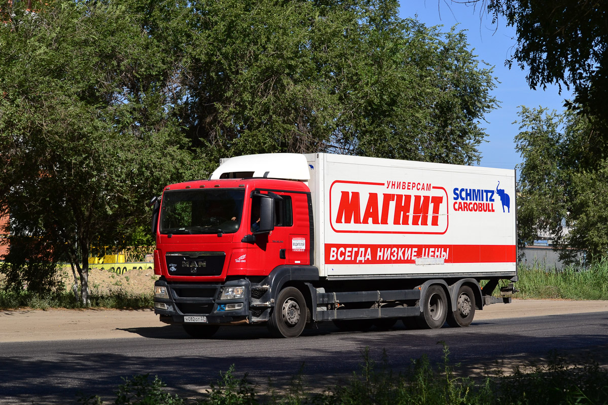 Волгоградская область, № Н 082 ОТ 37 — MAN TGS 26.350