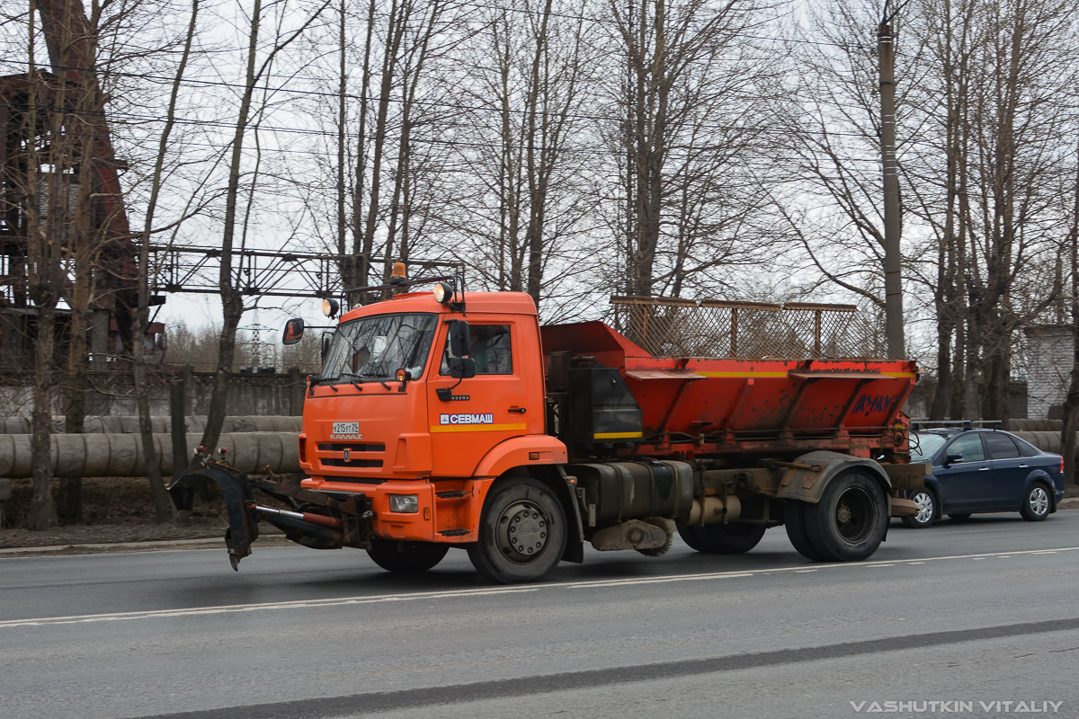 Архангельская область, № К 215 УТ 29 — КамАЗ-43253-H3(99)