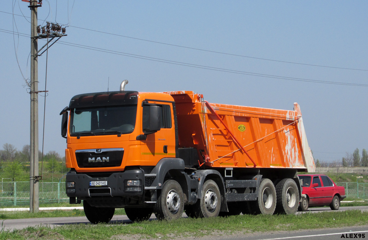 Днепропетровская область, № АЕ 0401 КЕ — MAN TGS 41.400