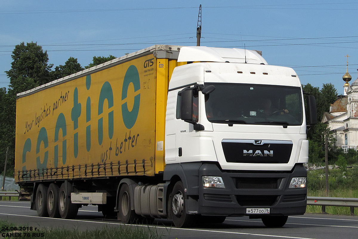 Ярославская область, № Н 577 ОО 76 — MAN TGX ('2007) 18.400