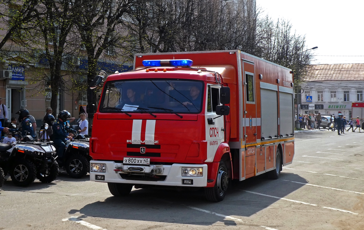 Калужская область, № Х 800 ХХ 40 — КамАЗ-4308-R4(28)