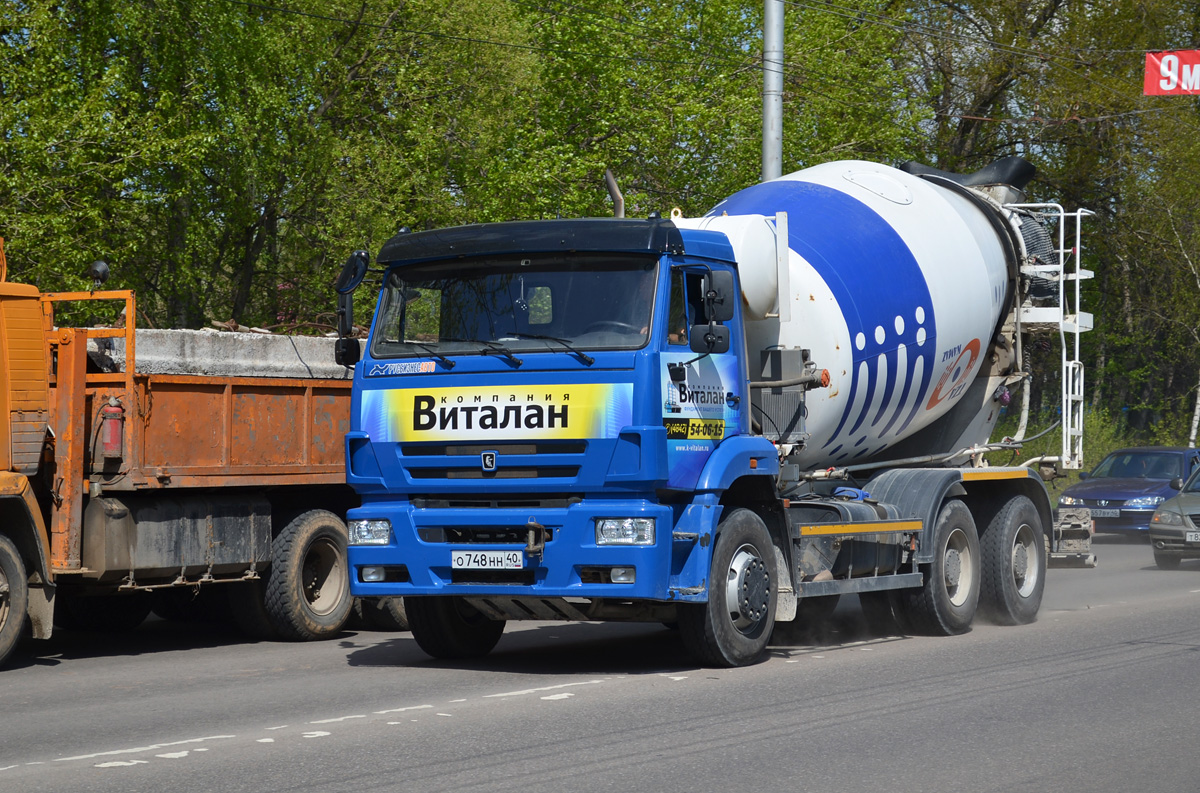 Калужская область, № О 748 НН 40 — КамАЗ-6520-A5(48)
