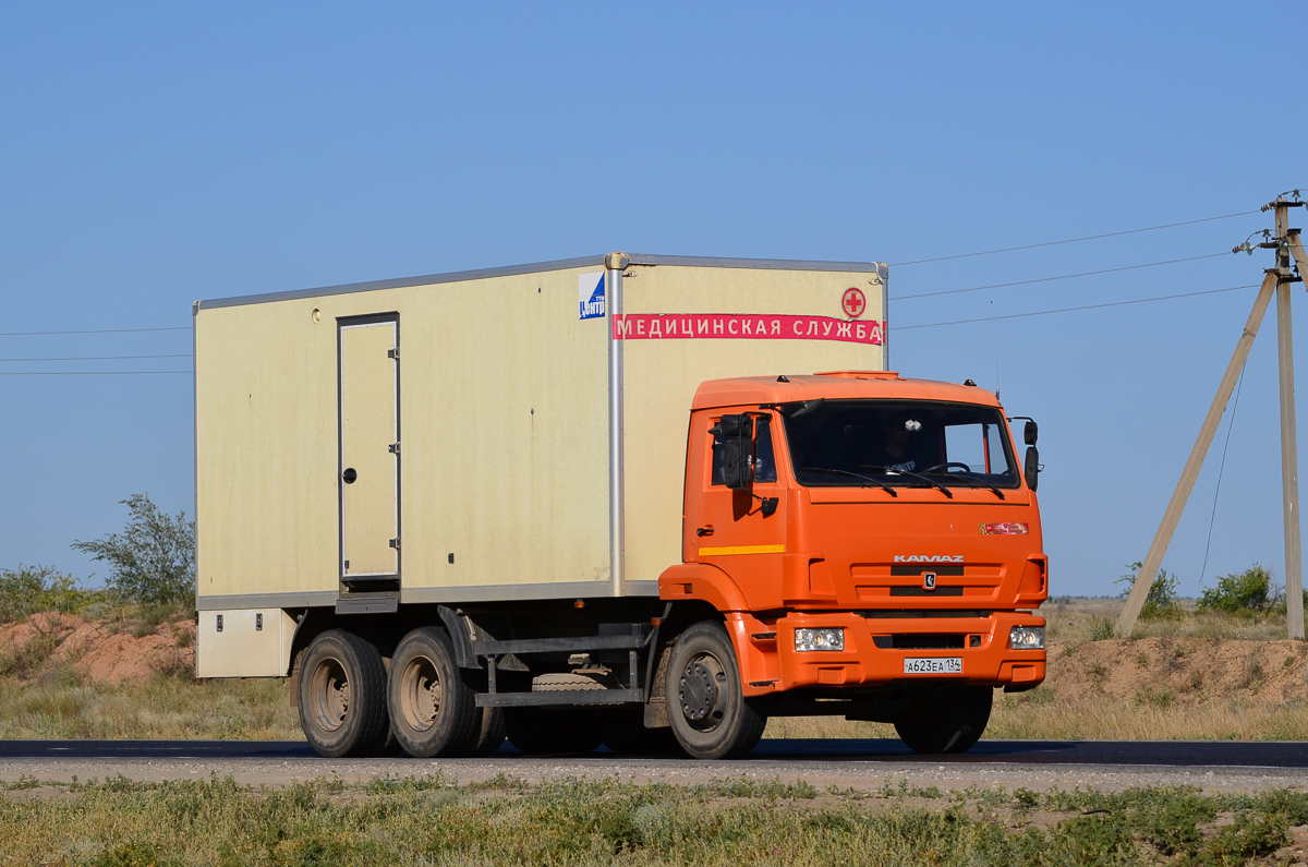 Волгоградская область, № А 623 ЕА 134 — КамАЗ-65115-D3(97)