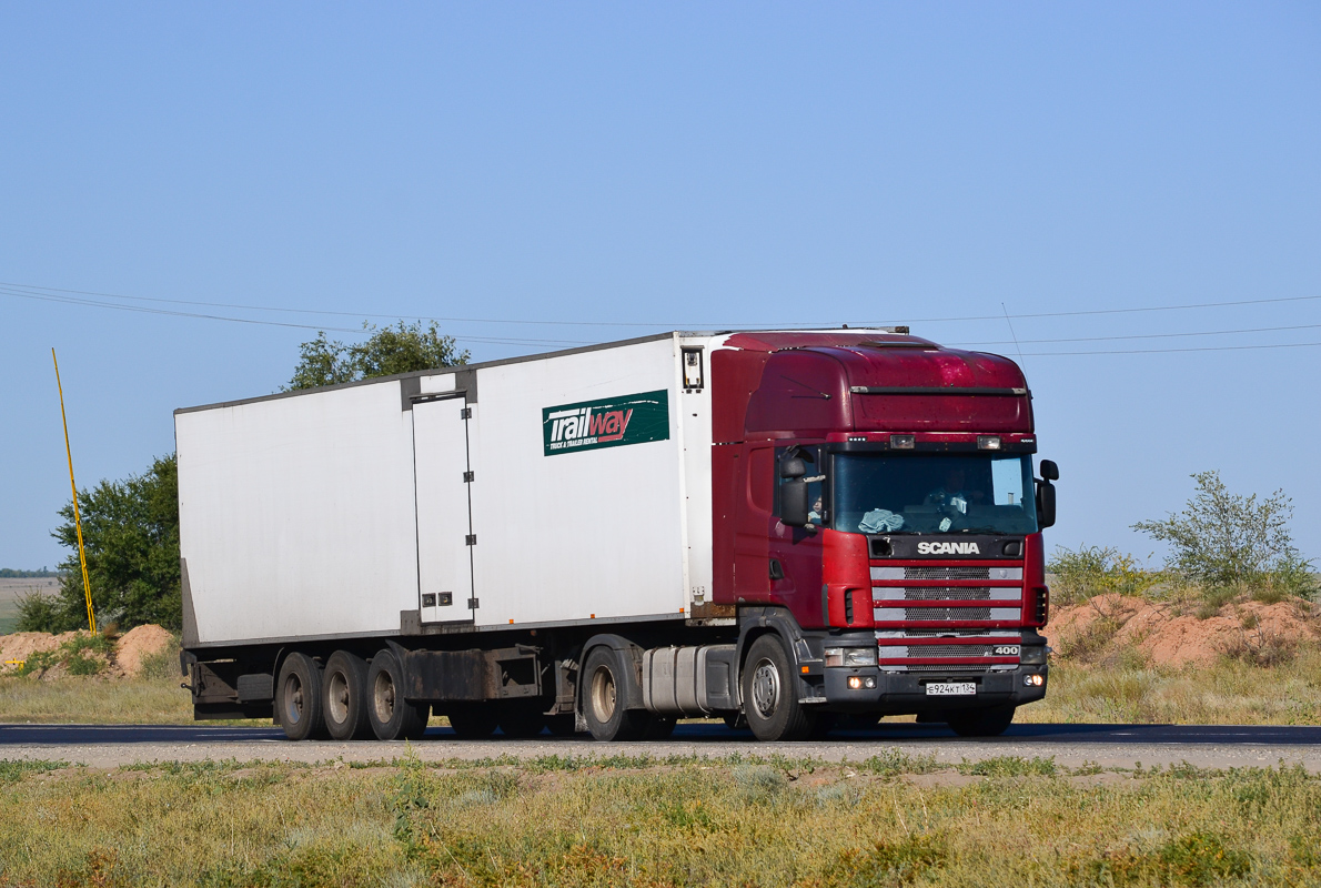 Волгоградская область, № Е 924 КТ 134 — Scania ('1996) R124L