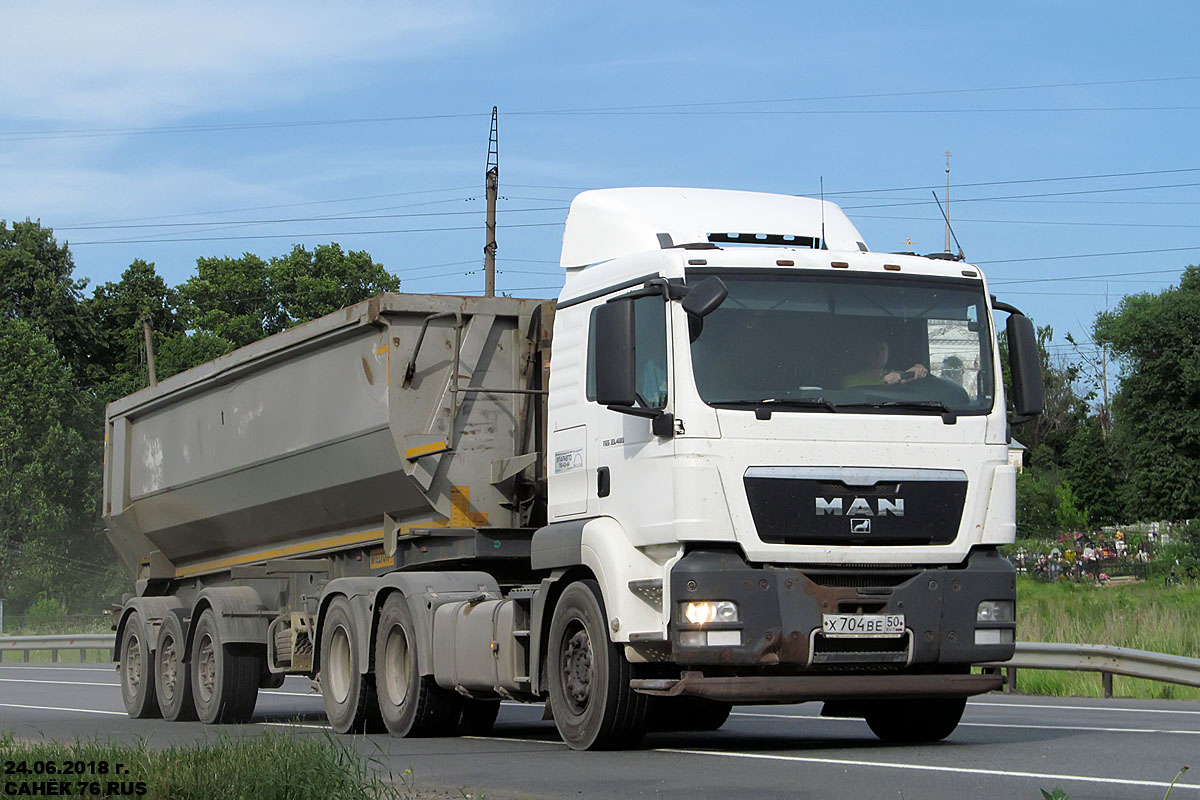 Московская область, № Х 704 ВЕ 50 — MAN TGS 33.480