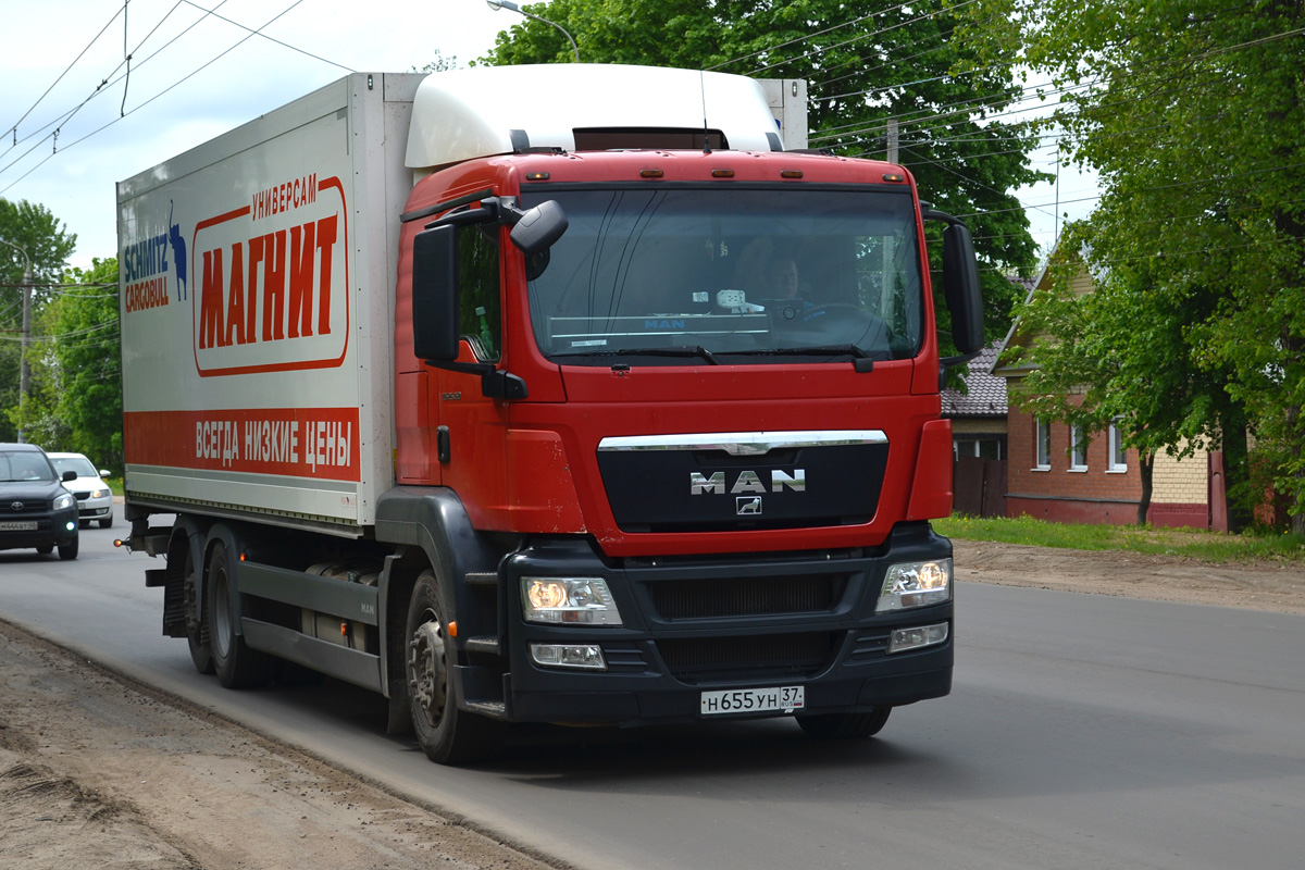 Тульская область, № Н 655 УН 37 — MAN TGS 26.350