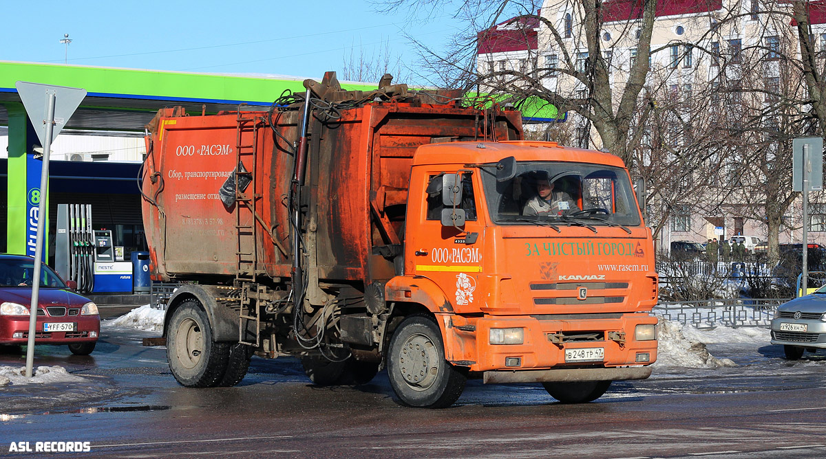 Ленинградская область, № В 248 ТР 47 — КамАЗ-43253-H3(99)