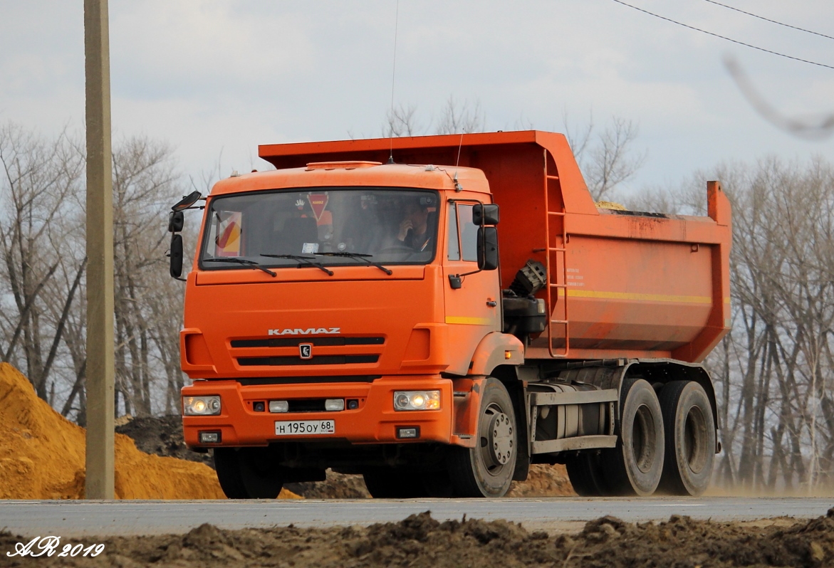 Тамбовская область, № Н 195 ОУ 68 — КамАЗ-65115-A4(23)