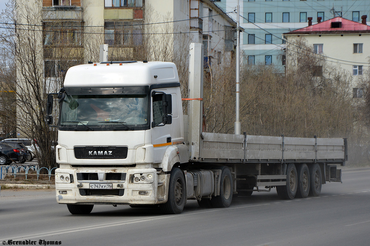 Саха (Якутия), № С 747 КУ 14 — КамАЗ-5490-T5(68)