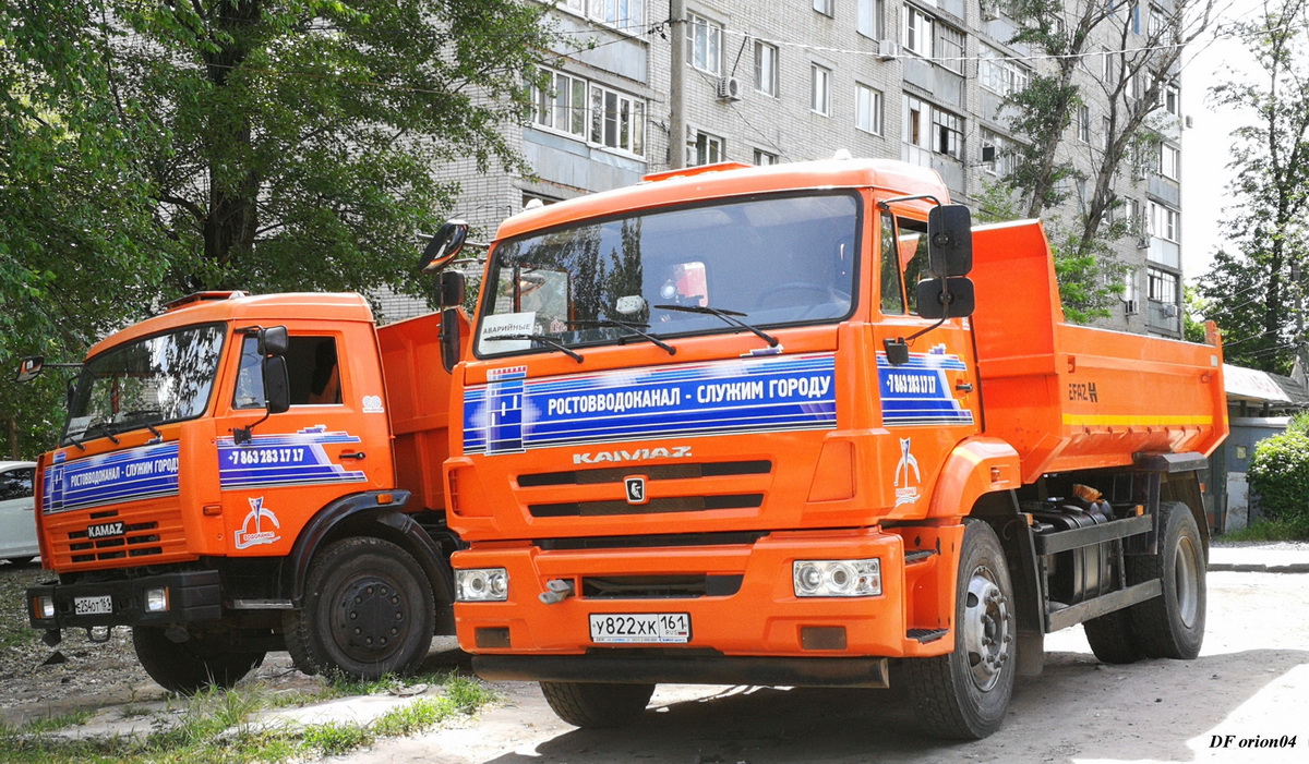 Ростовская область, № У 822 ХК 161 — КамАЗ-43255-R4(28)