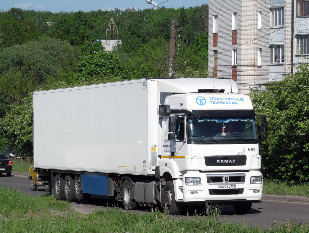 Ростовская область, № О 027 ТУ 161 — КамАЗ-5490-S5(87)