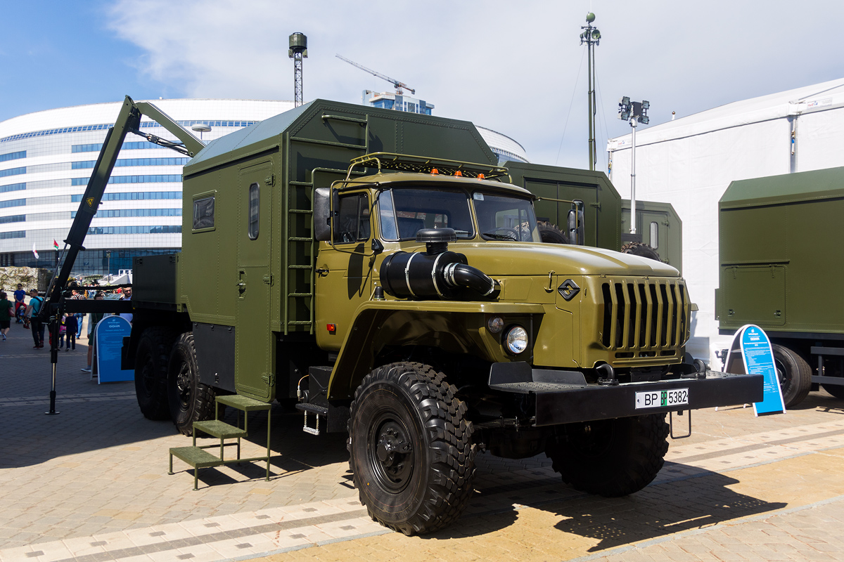 Минск, № ВР ВР 5382 — Урал-4320 / 5557 (общая модель); Минск — Выставка "MILEX-2019"