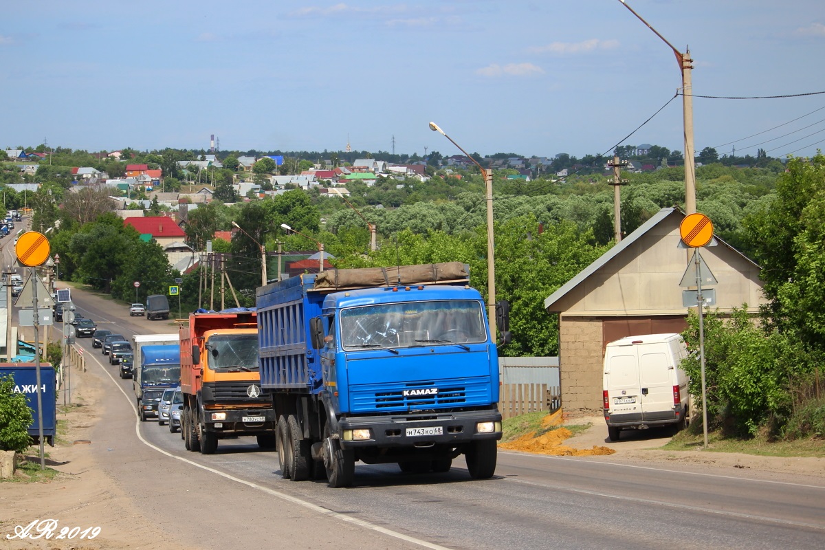 Тамбовская область, № Н 743 КО 68 — КамАЗ-53215-15 [53215R]