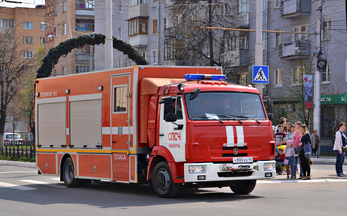 Калужская область, № Х 800 ХХ 40 — КамАЗ-4308-R4(28)