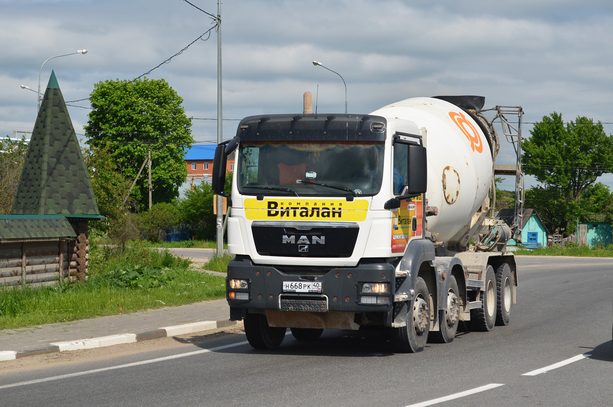Калужская область, № Н 668 РК 40 — MAN TGS 41.390