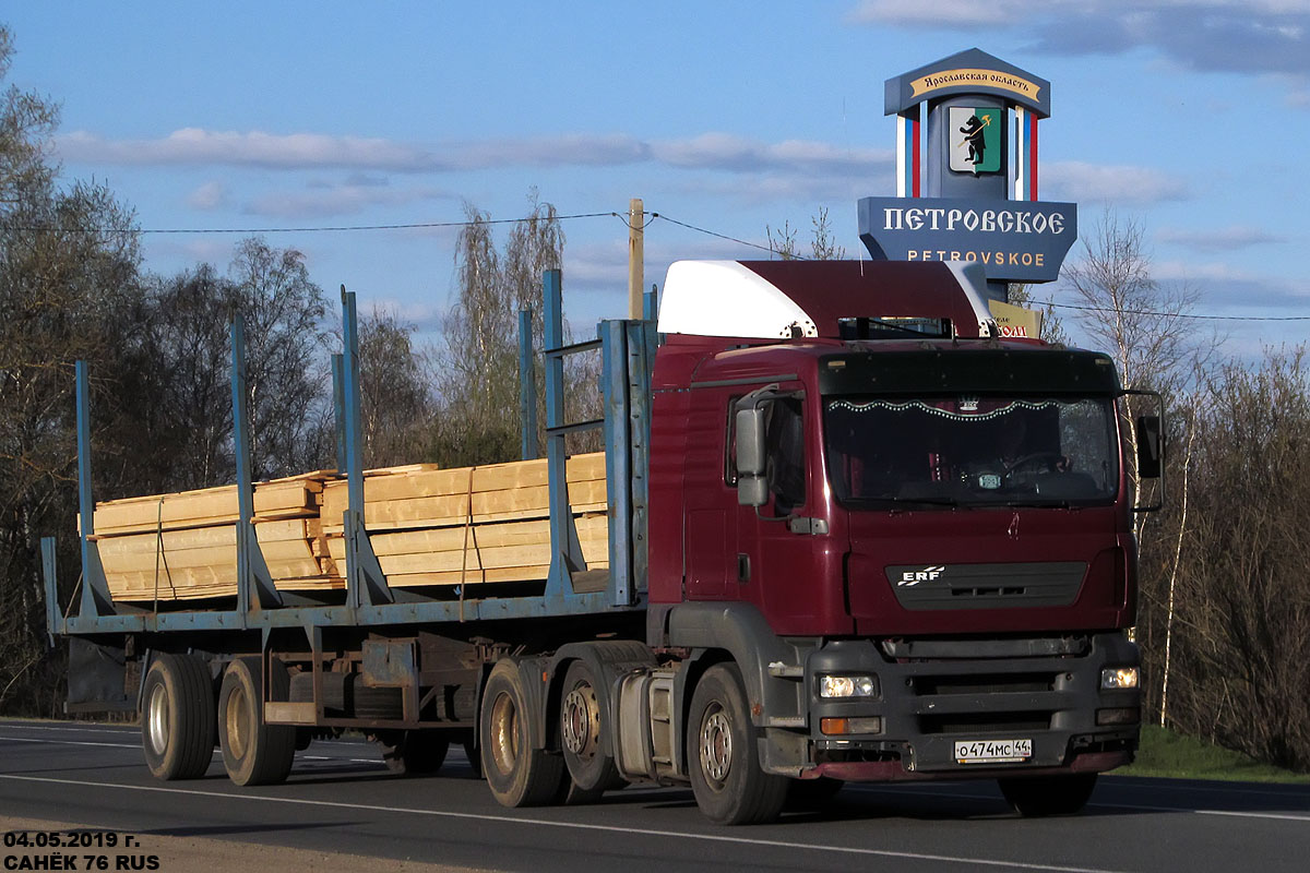 Костромская область, № О 474 МС 44 — ERF ECT