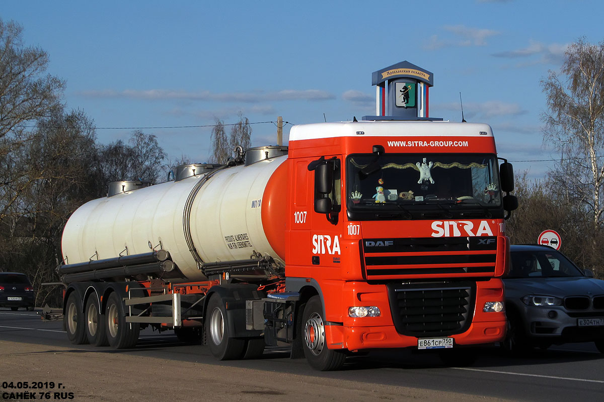 Московская область, № Е 861 СР 750 — DAF XF105 FT