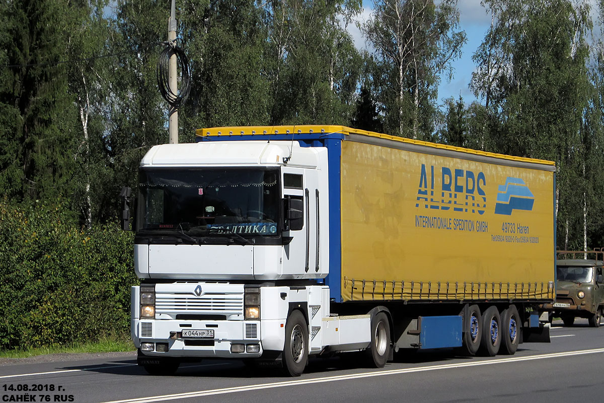 Белгородская область, № К 044 НР 31 — Renault Magnum Integral ('1997)