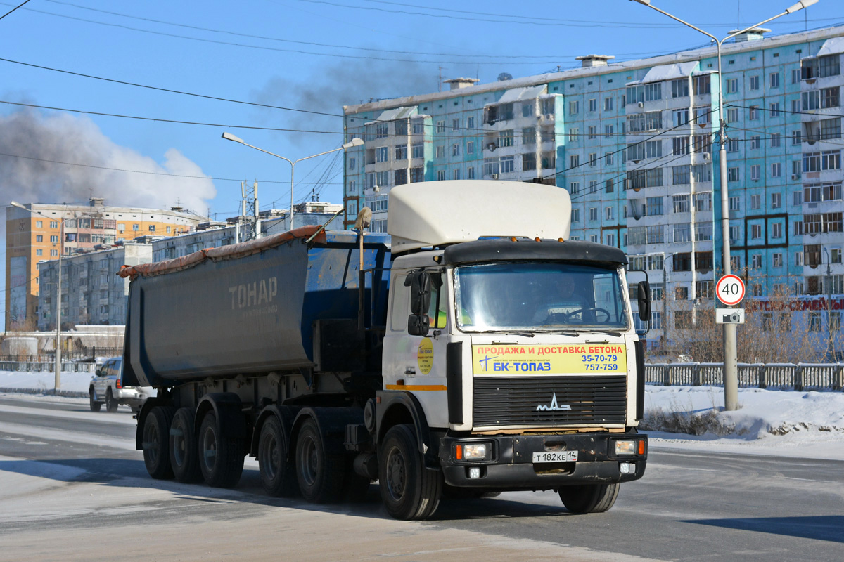 Саха (Якутия), № Т 182 КЕ 14 — МАЗ-6422A8