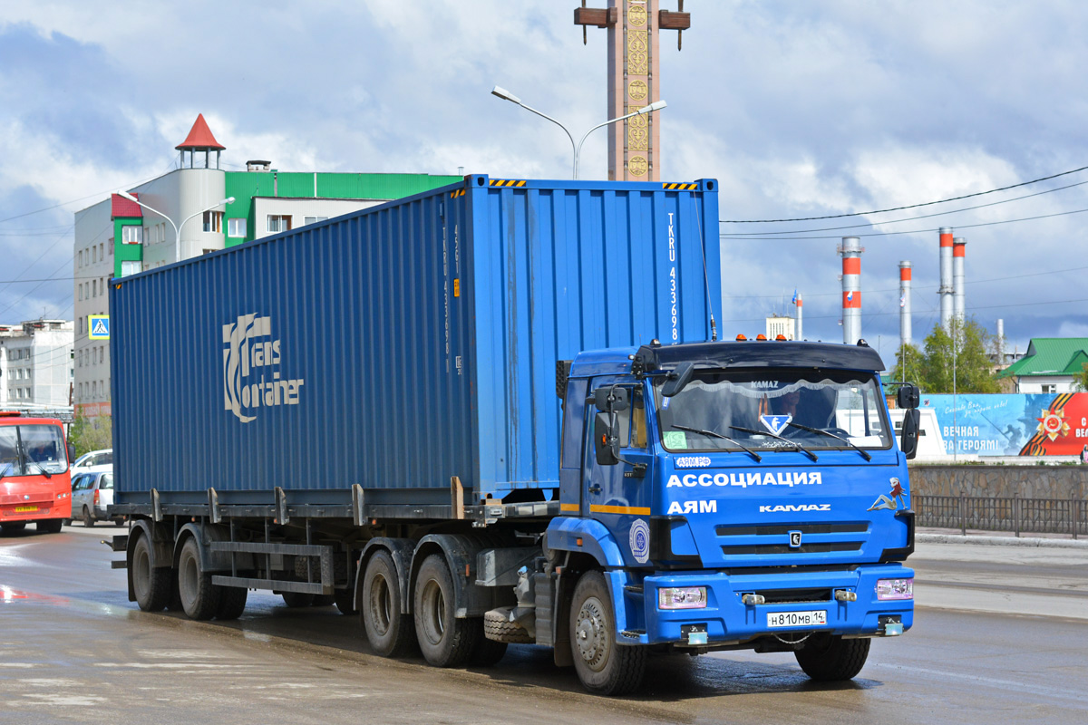 Саха (Якутия), № Н 810 МВ 14 — КамАЗ-65116-A5(48)