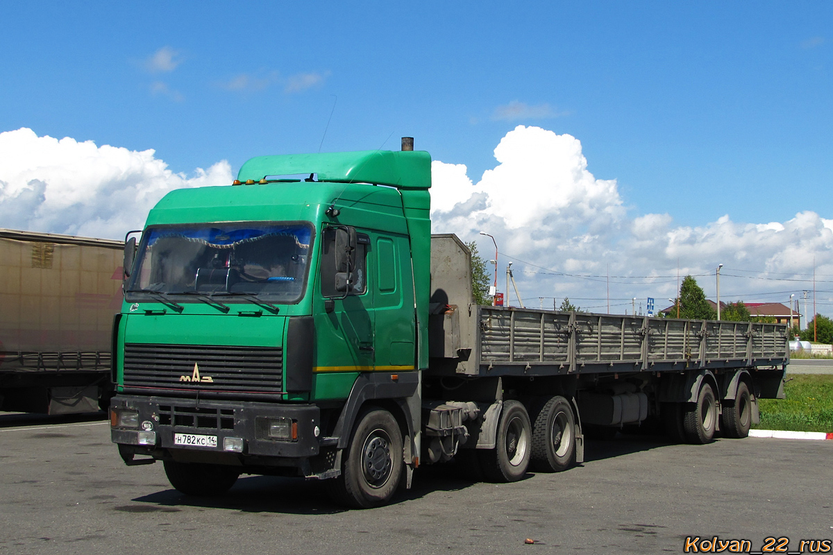 Саха (Якутия), № Н 782 КС 14 — МАЗ-643008