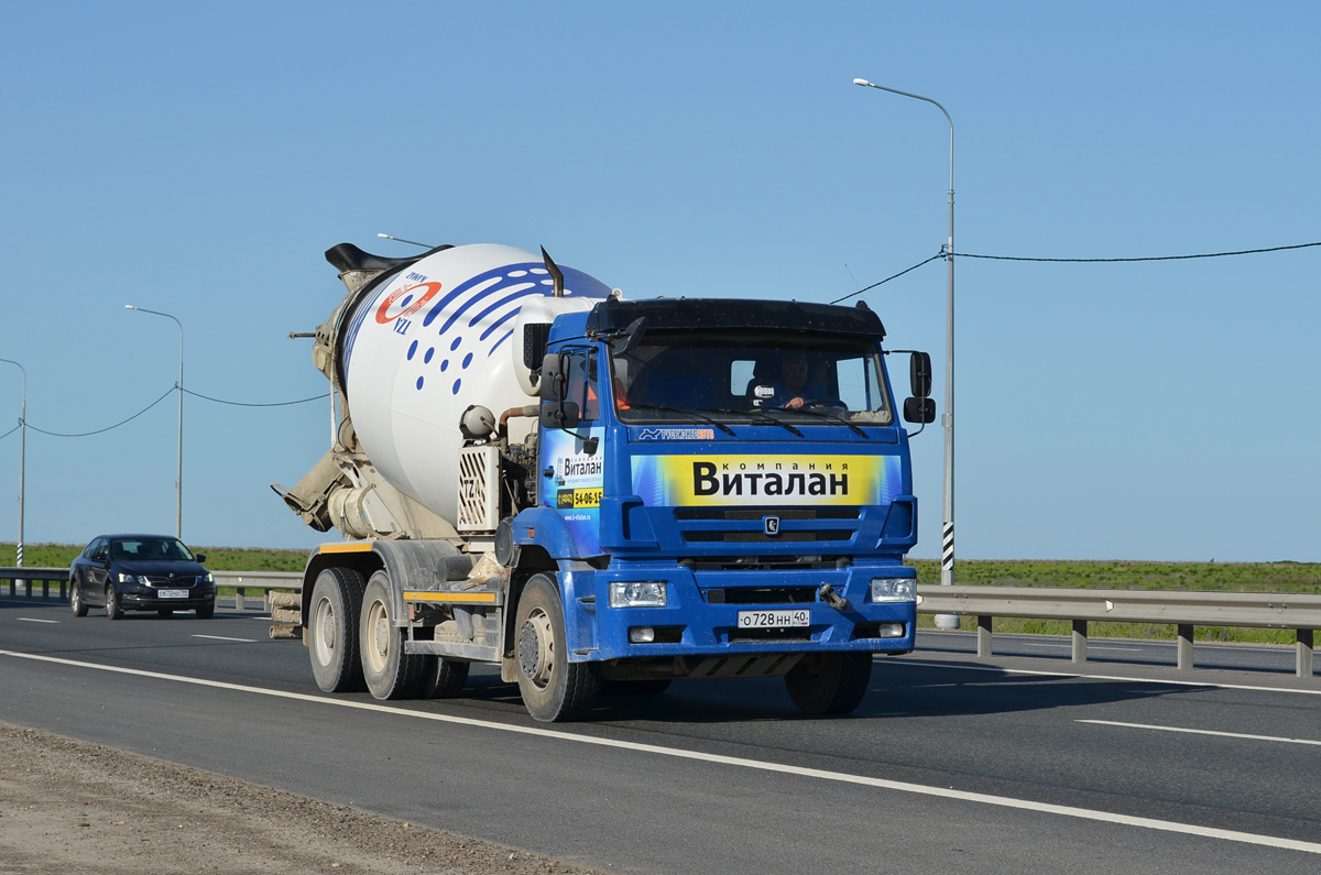Калужская область, № О 728 НН 40 — КамАЗ-6520-A5(48)