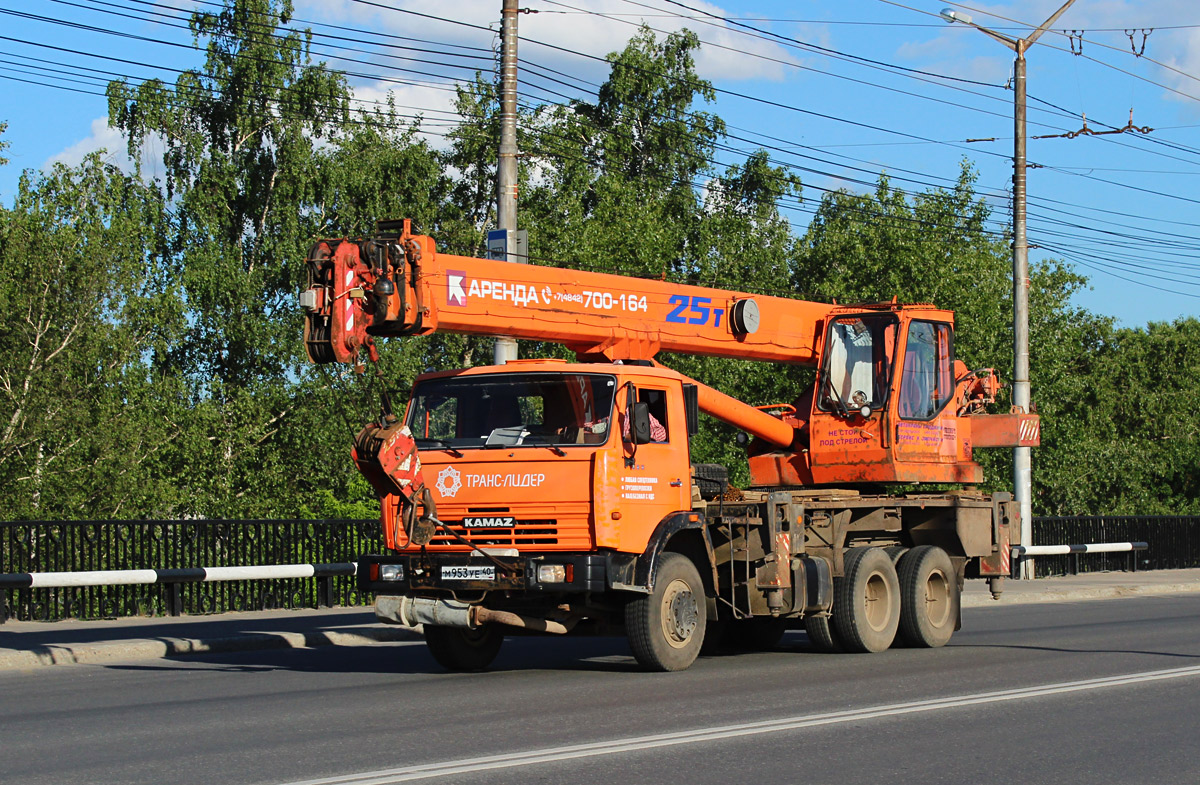 Калужская область, № М 953 УЕ 40 — КамАЗ-65115-62