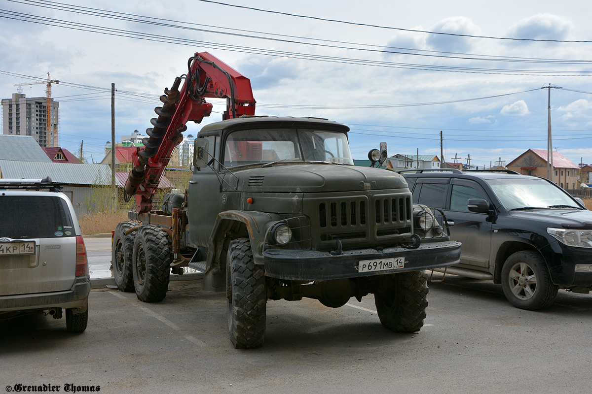 Саха (Якутия), № Р 691 МВ 14 — ЗИЛ-131 (общая модель)