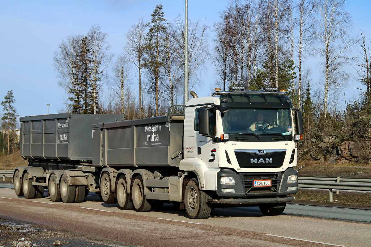 Финляндия, № XOA-106 — MAN TGS Euro 6 II (Общая модель)