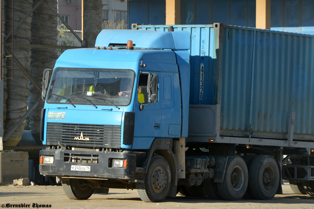 Саха (Якутия), № Р 240 ЕВ 14 — МАЗ-643008