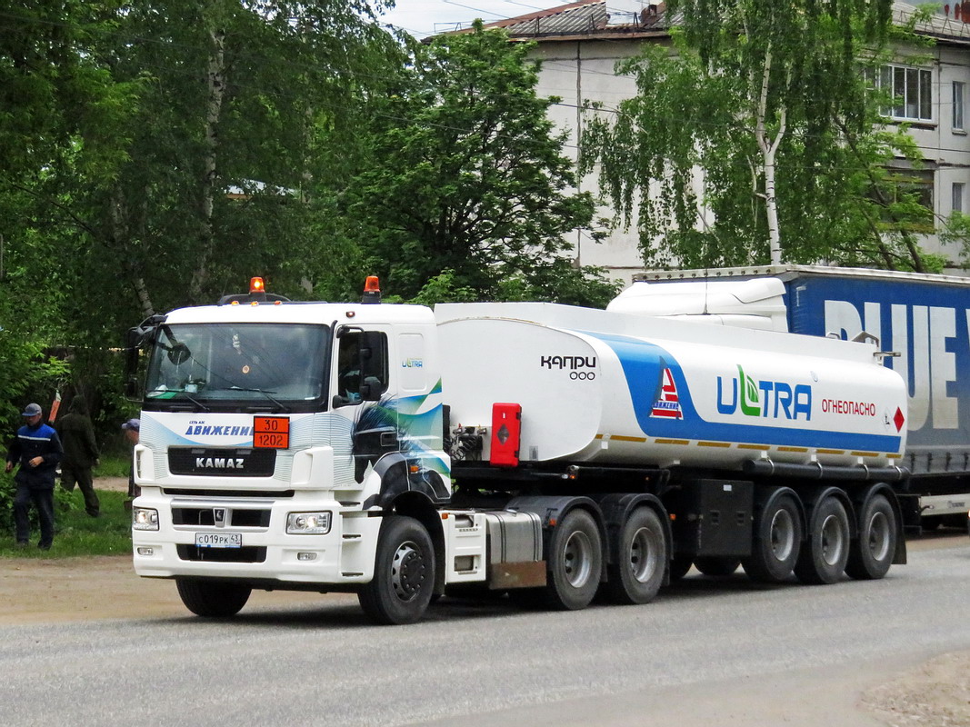Кировская область, № С 019 РК 43 — КамАЗ-65206-S5(87)