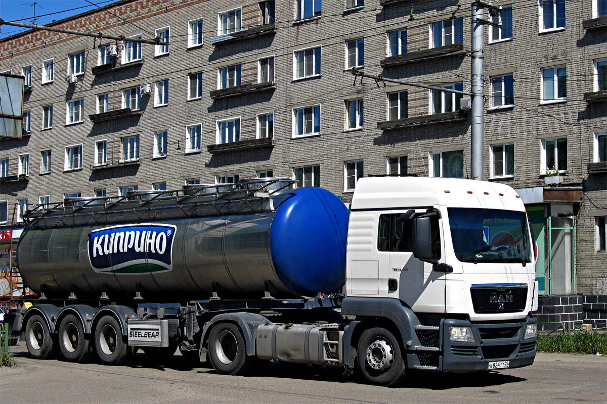 Алтайский край, № К 824 ТТ 22 — MAN TGS 19.440