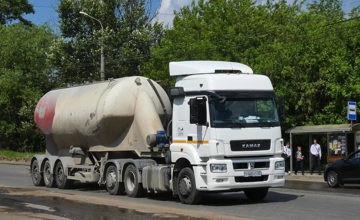 Калужская область, № О 460 ОТ 40 — КамАЗ-65209-S5(87)