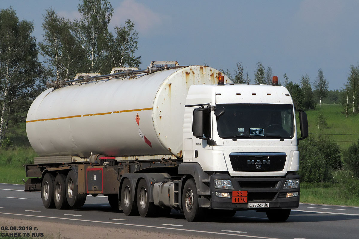 Воронежская область, № С 332 СН 36 — MAN TGS 26.480