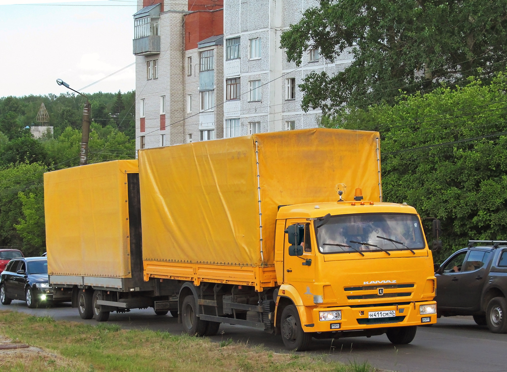 Калужская область, № Н 411 СМ 40 — КамАЗ-4308-R4(28)