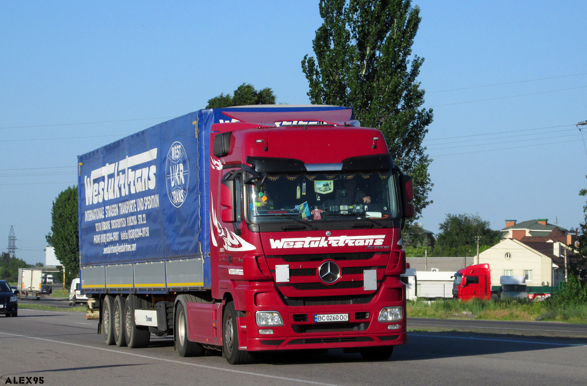Львовская область, № ВС 0260 ОО — Mercedes-Benz Actros ('2009) 1846