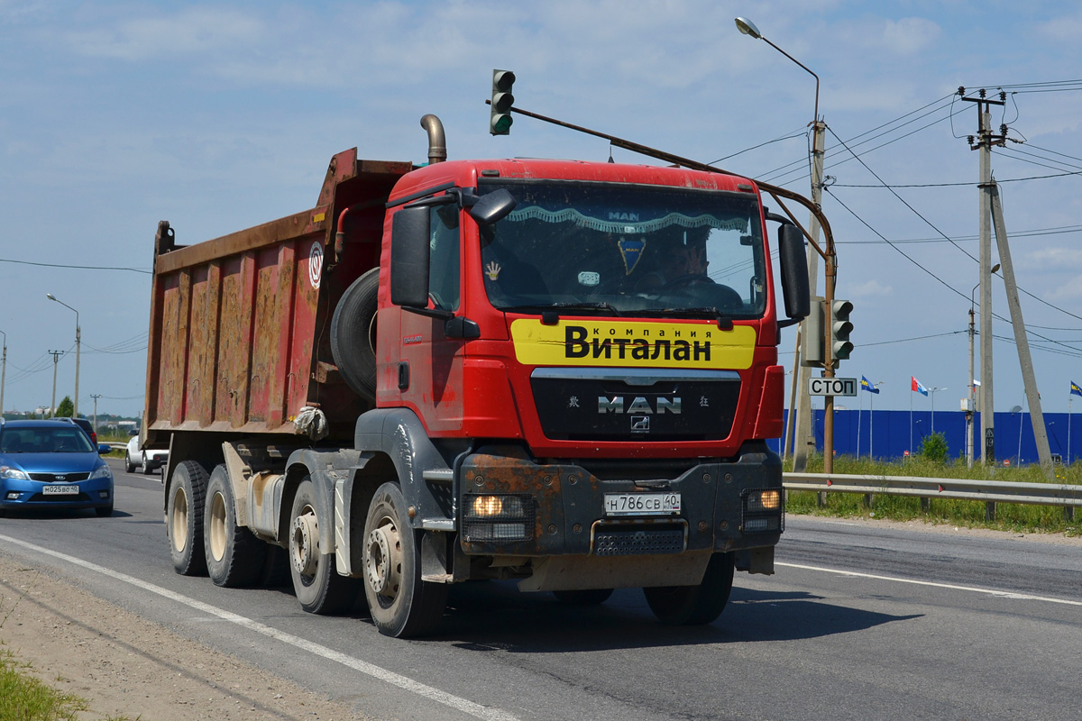 Калужская область, № Н 786 СВ 40 — MAN TGS 41.400