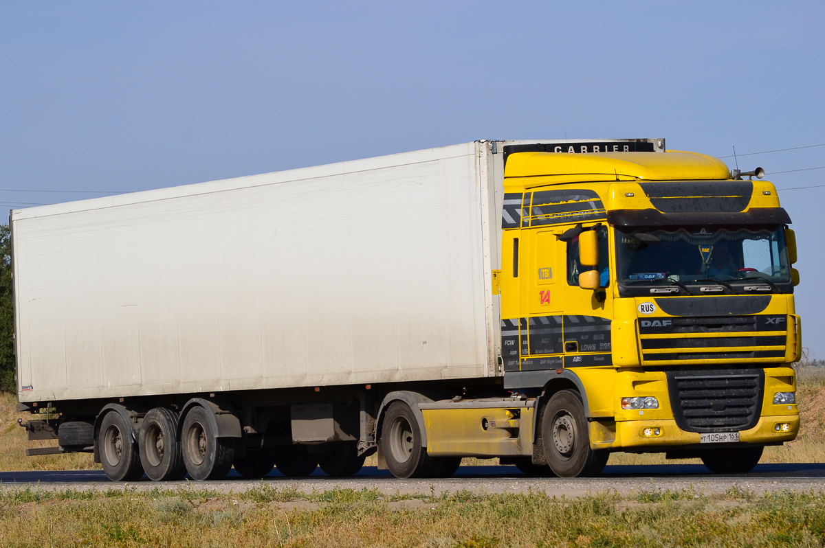 Ростовская область, № Т 105 НР 161 — DAF XF105 FT