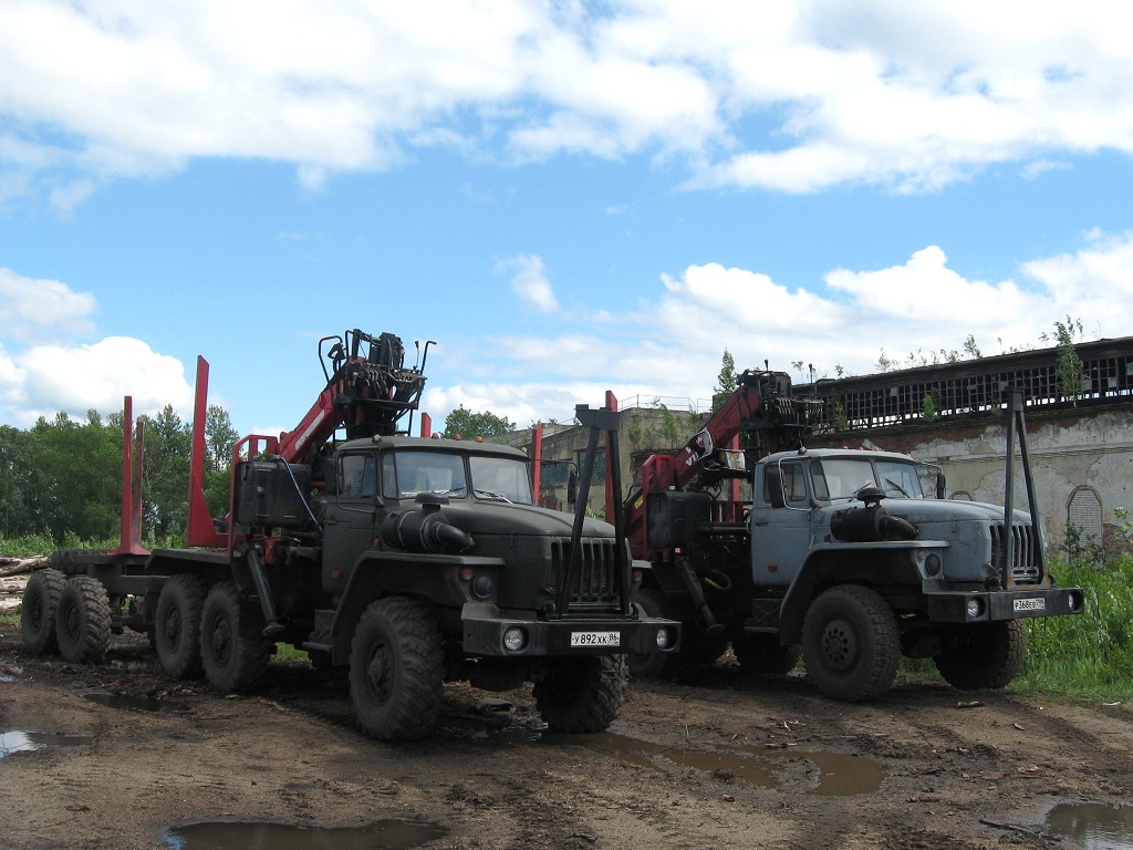 Тверская область, № У 892 ХК 86 — Урал-44202-41