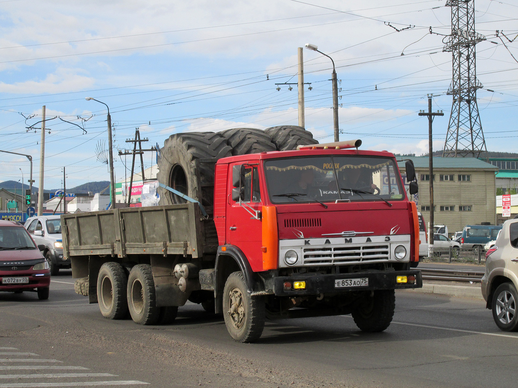 Бурятия, № Е 853 АО 75 — КамАЗ-53202