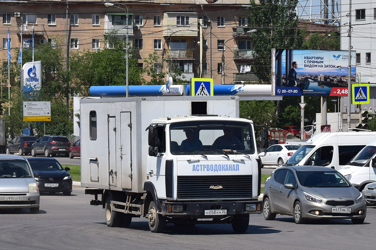 Астраханская область, № Н 058 КМ 30 — МАЗ-437043