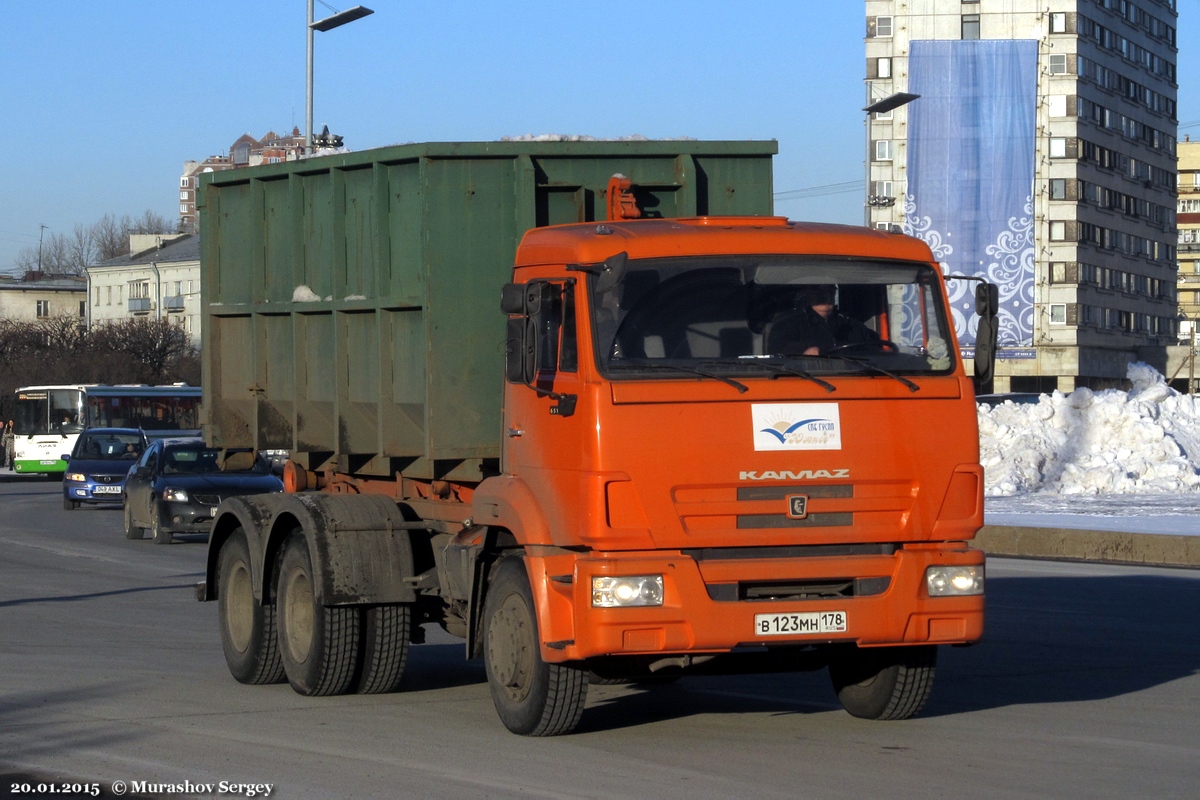 Санкт-Петербург, № В 123 МН 178 — КамАЗ-65115-D3(97)
